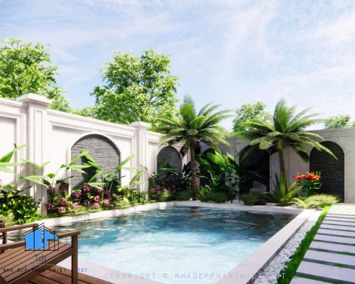 Thiết kế hồ bơi biệt thự tại phan thiết