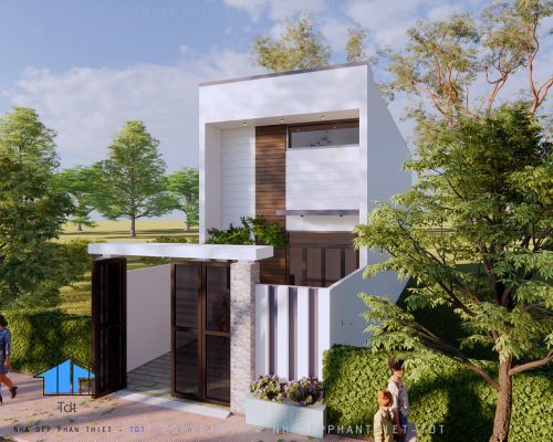 mẫu nhà gác lửng hiện đại đẹp