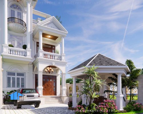 thiết kế sân vườn biệt thự tại phan thiết