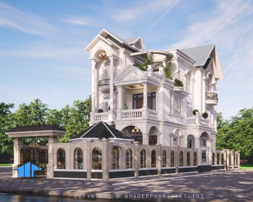 thiết kế biệt thự tân cổ điển tại phan thiết