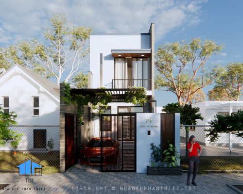 thiết kế nhà phố 5x20 tại phan thiết