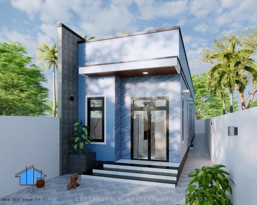 thiết kế nhà cấp 4 giá rẻ tại phan thiết