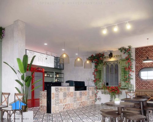 thiết kế quán coffee hiện đại đẹp