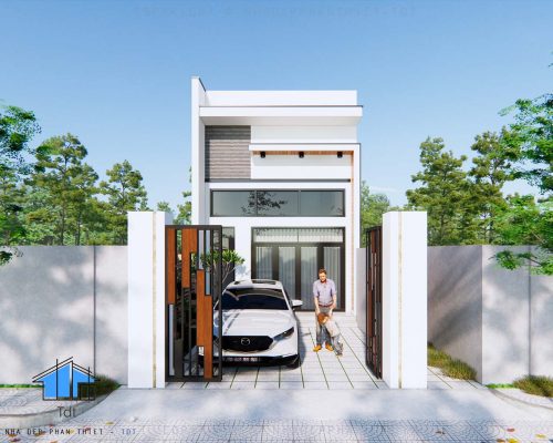 Thiết kế nhà cấp 4 gác lửng