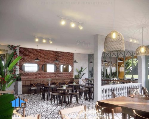 thiết kế quán coffee hiện đại đẹp