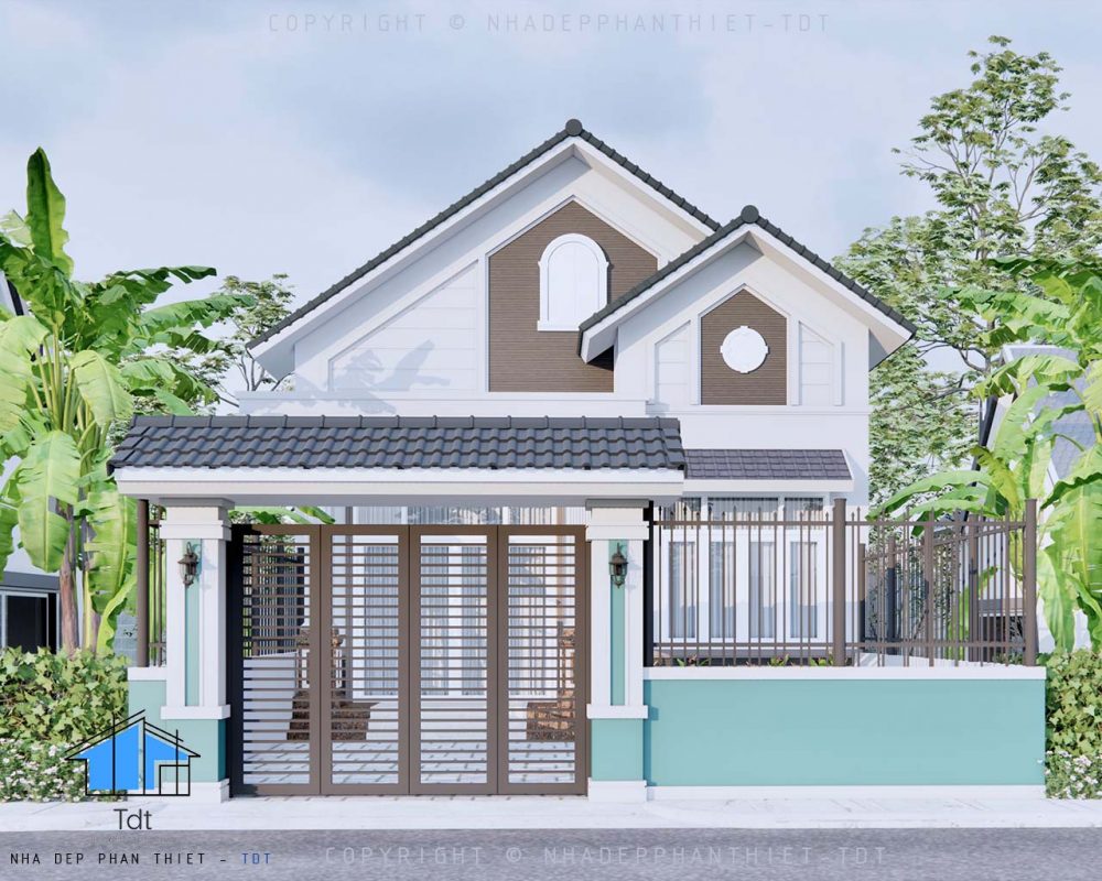 thiết kế nhà cấp 4 phan thiết