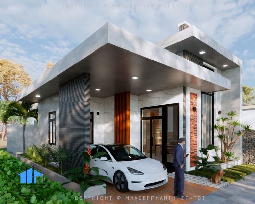 thiết kế biệt thự hiện đại tại phan thiết