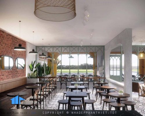 thiết kế quán coffee hiện đại đẹp