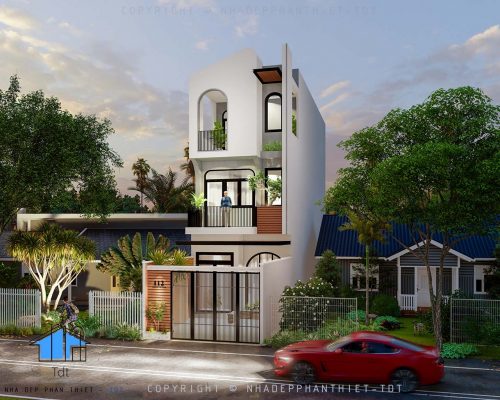 Thiết kế nhà phố 3 tầng