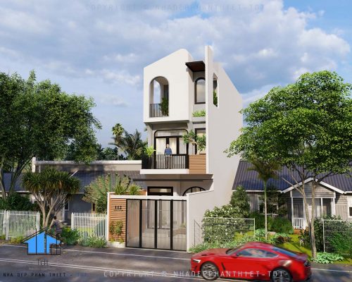 thiết kế nhà phố 3 tầng