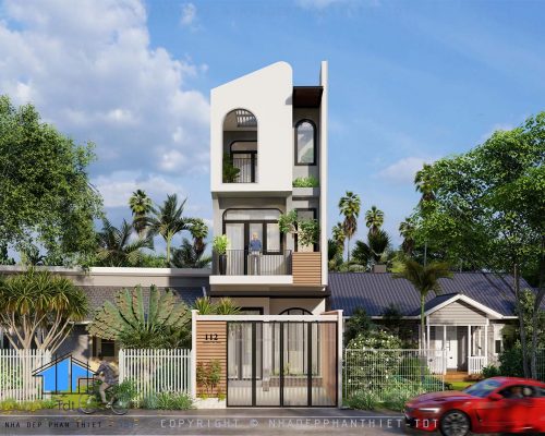 thiết kế nhà phố 3 tầng