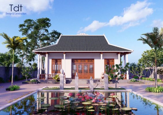 mẫu nhà chùa đẹp