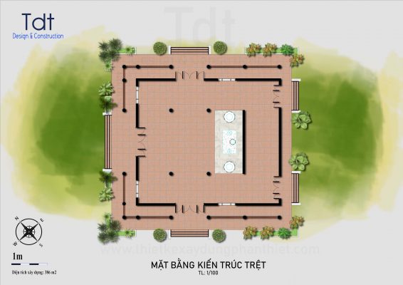 mặt bằng chùa