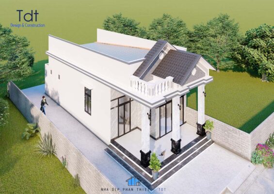 nhà cấp 4 mái thái
