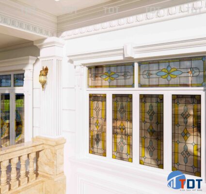 cửa nhôm kính hoa đồng