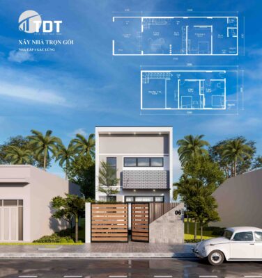 Nhà cấp 4 gác lửng