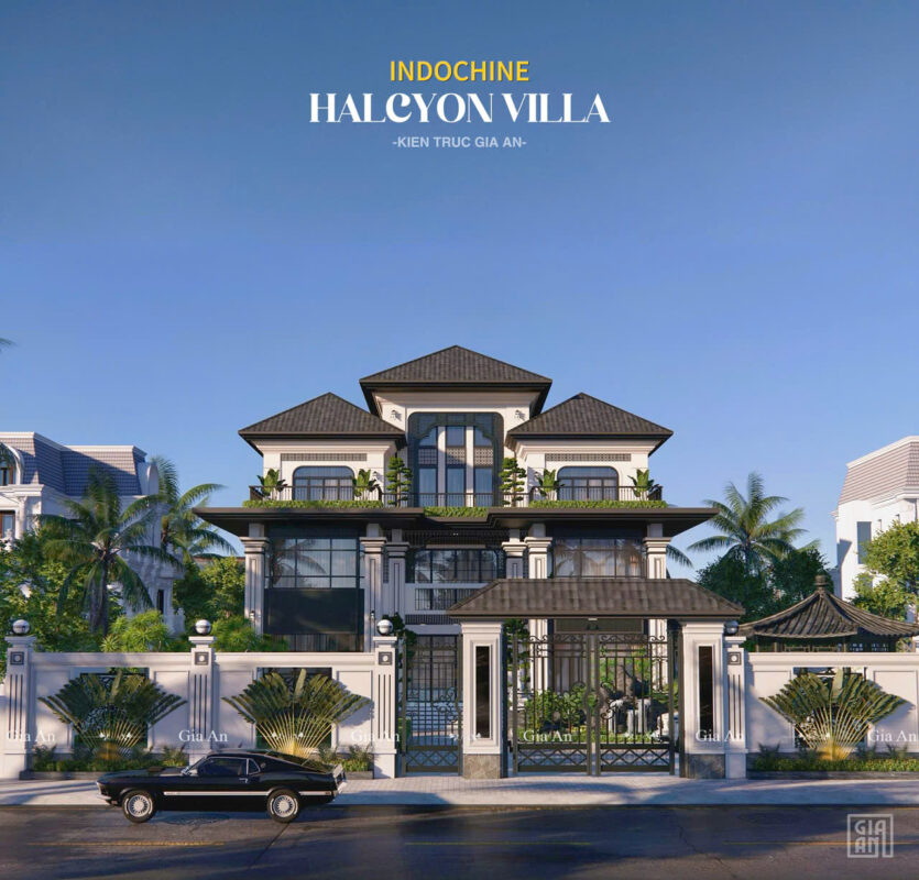 Thiết kế biệt thự indochine